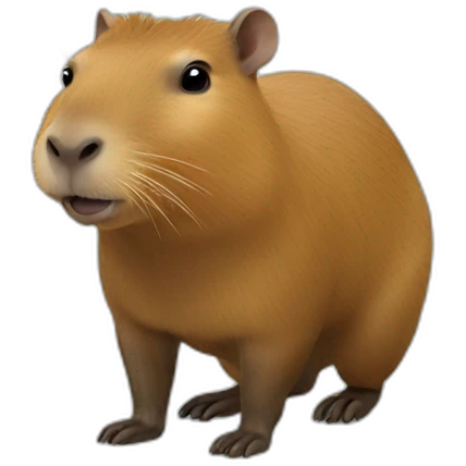 rich capybara emoji