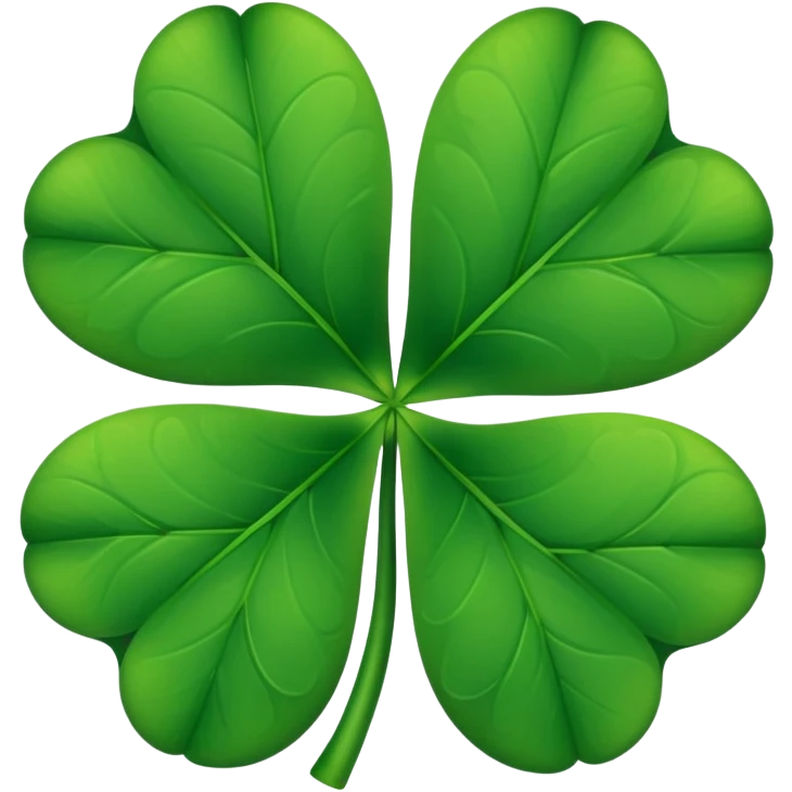 four leaf clover emoji