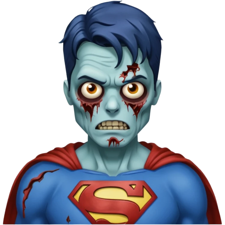 bizarro superman zombie emoji