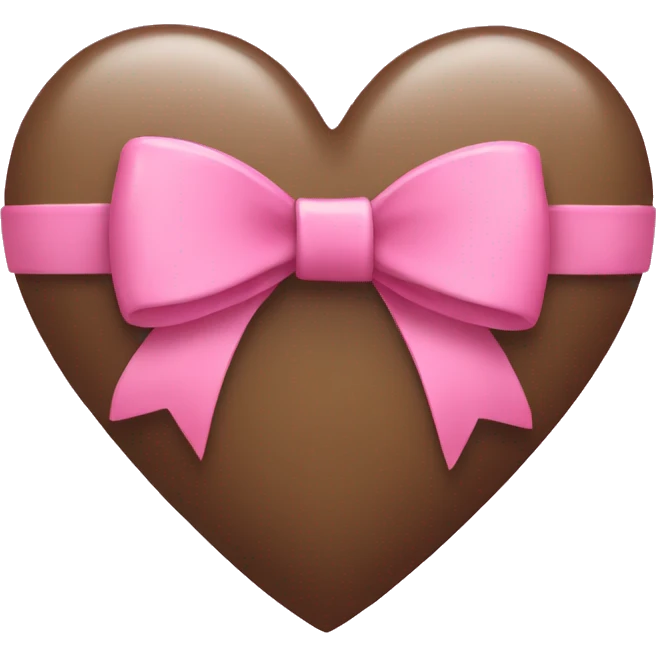 Pink heart with a bow on it  emoji