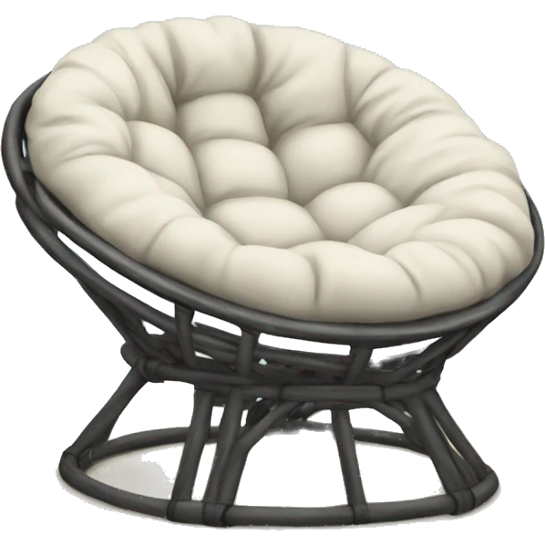 Reading papasan chair emoji