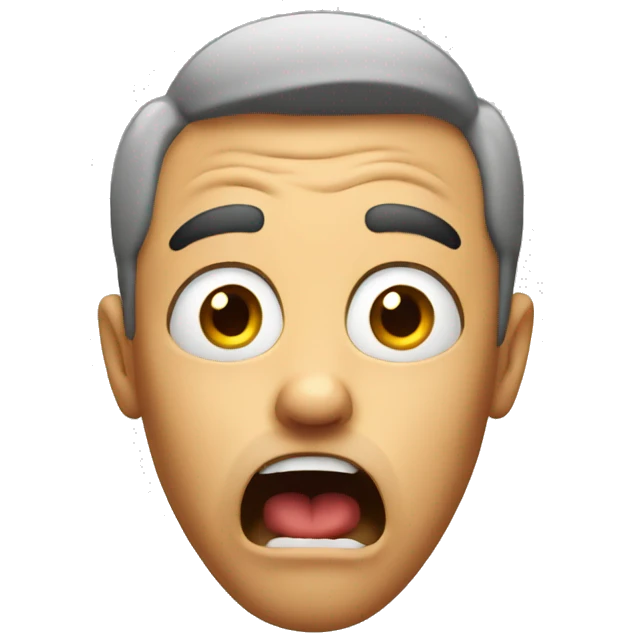 Shocked face emoji