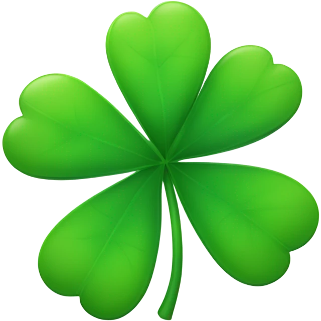 4 leaf clover emoji