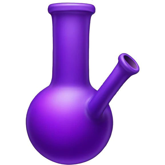 Purple bong emoji