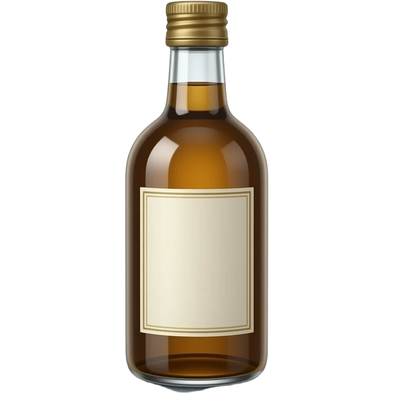 bottle in a singular glass case emoji