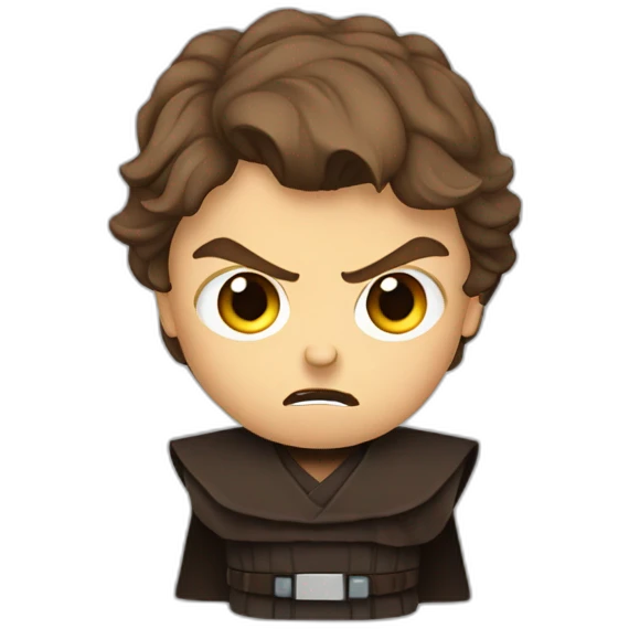 Angry Anakin skywalker emoji