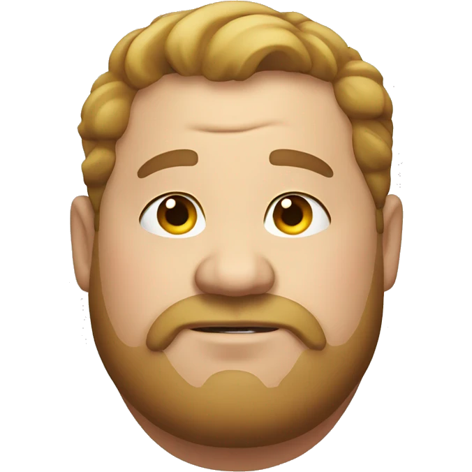 Fat guy emoji