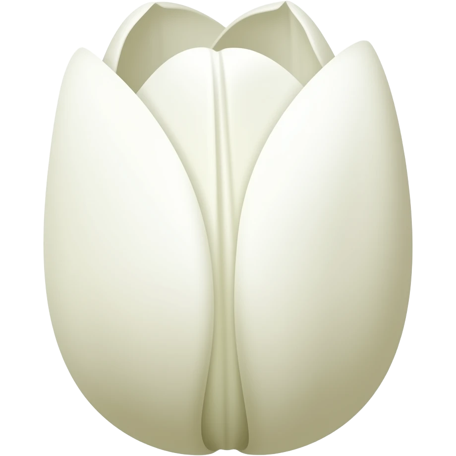White tulip emoji emoji