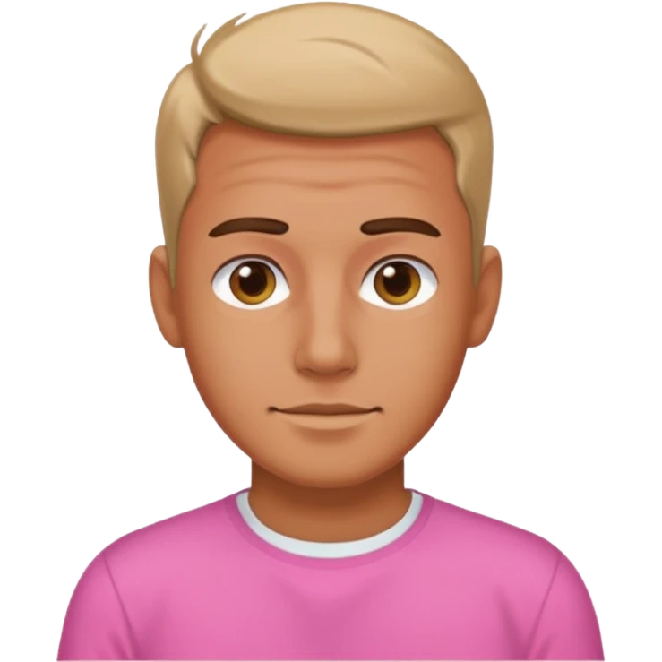 guy in pink shirt emoji