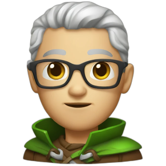 Vegetarian dungeon master emoji