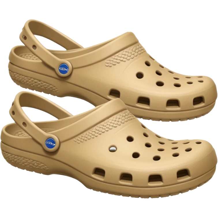 Beige crocs emoji
