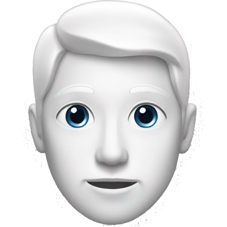 White clean emoji