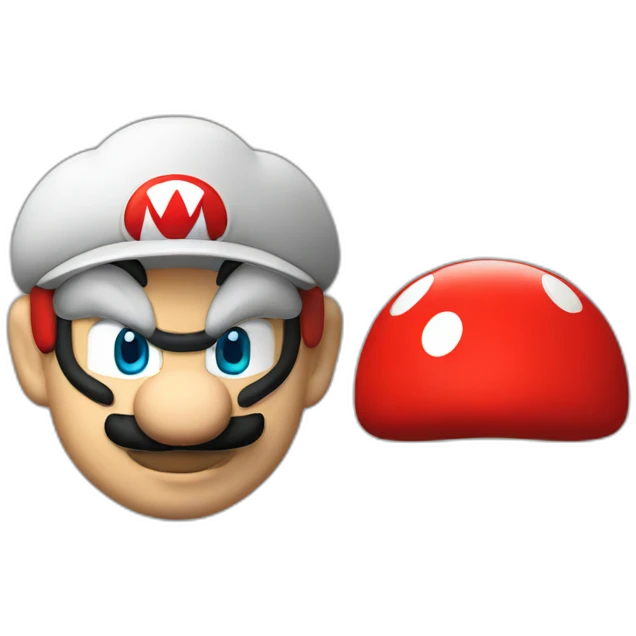 Mario red emoji