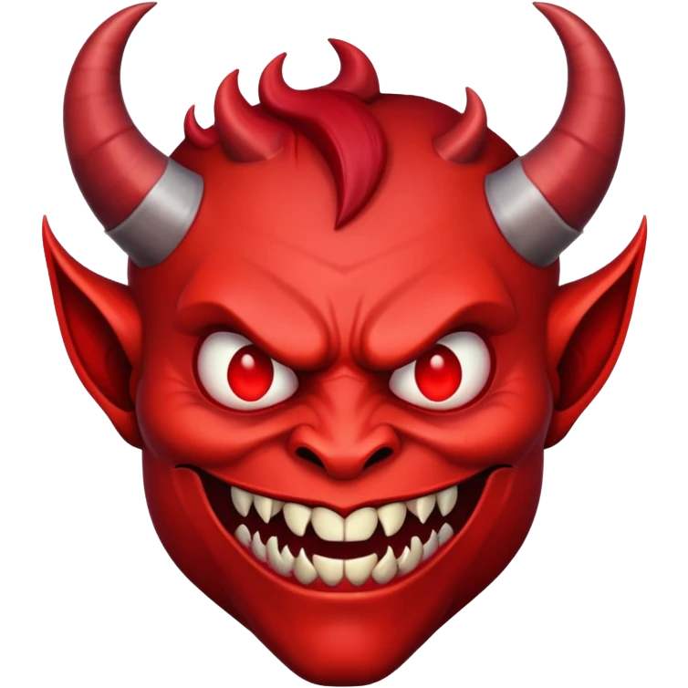 classic devil face emoji