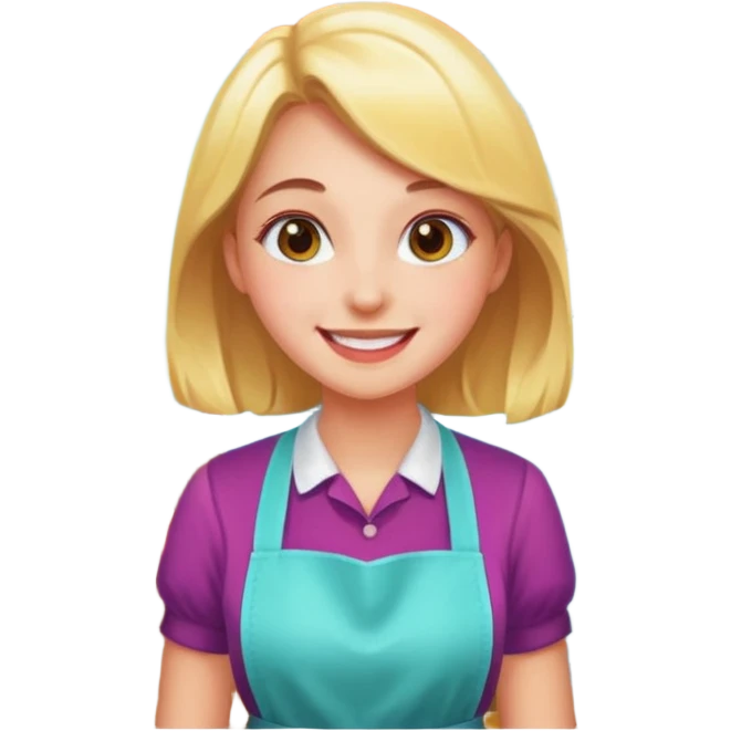 very pretty candy shop girl emoji