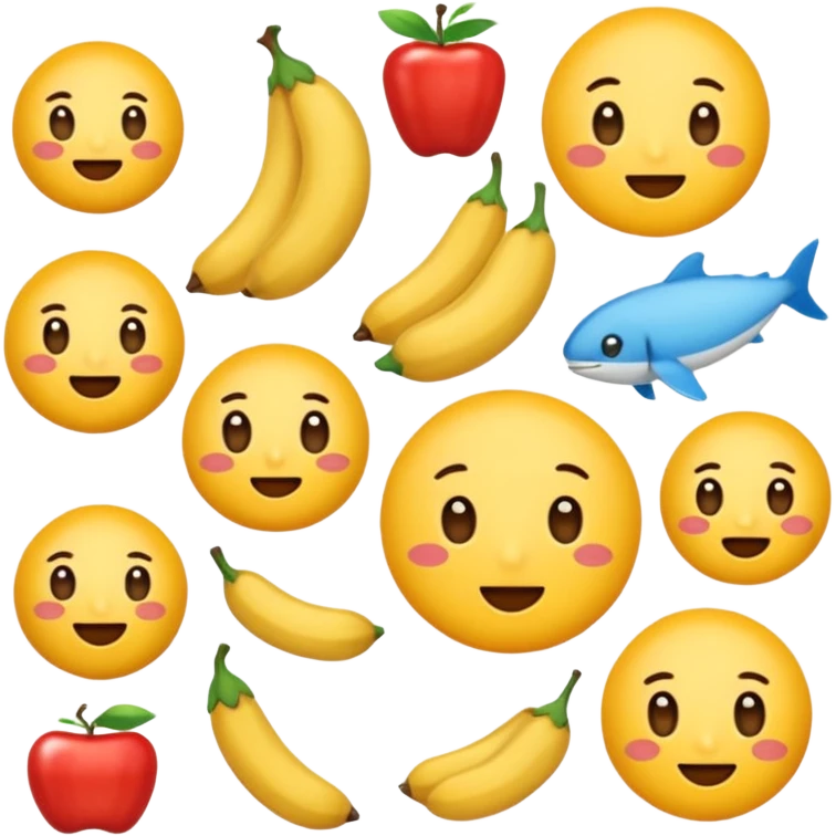 흰색 퍼프 emoji