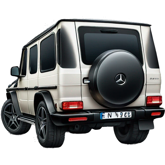 Black Mercedes g-wagon emoji