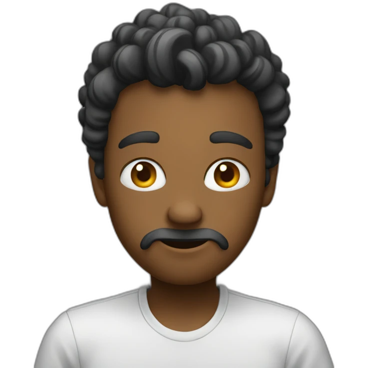 Black and white dumb up emoji