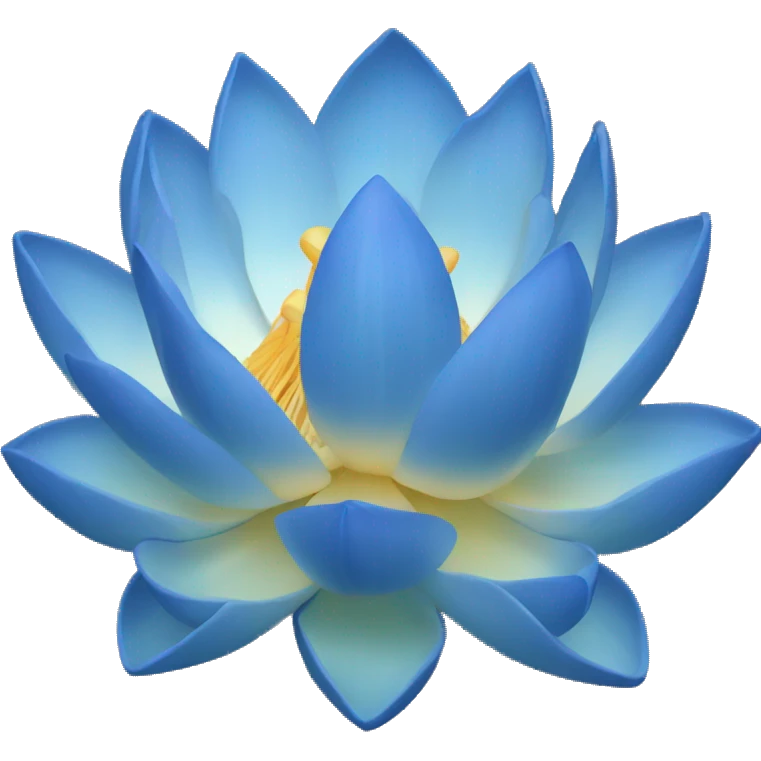 Blue lotus  emoji