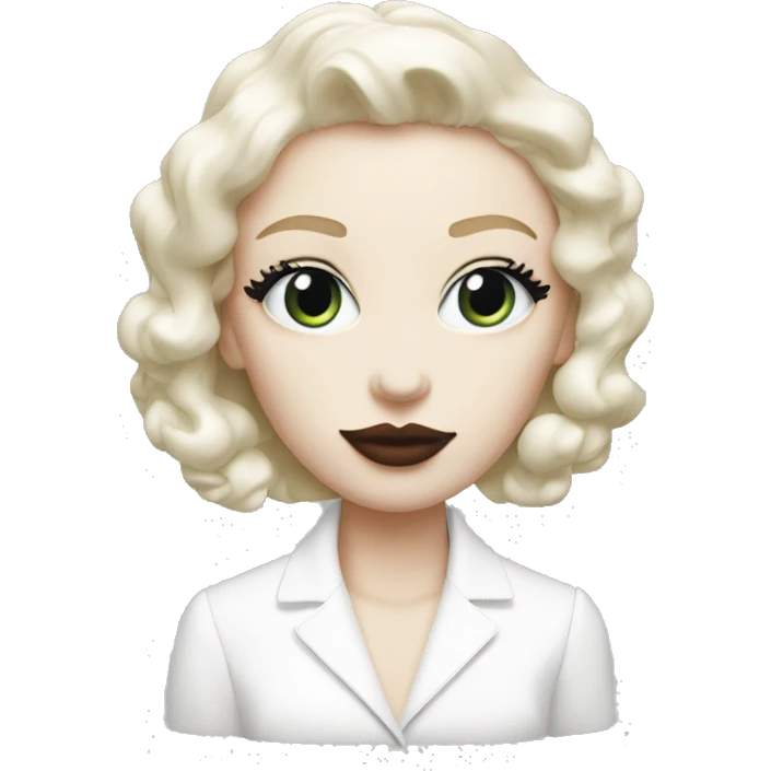 White Dior lipstick  emoji