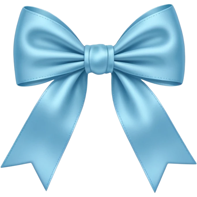 Light blue bow emoji