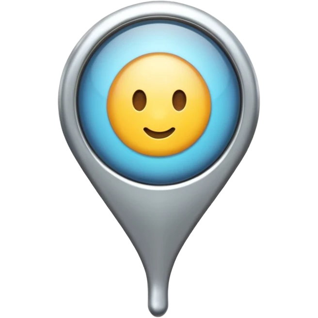 plain natural location pin emoji