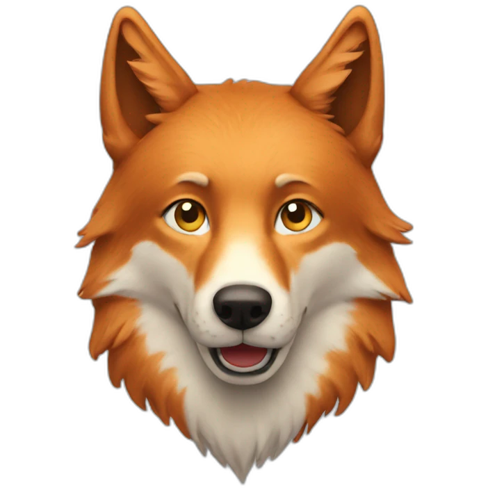 ginger wolf emoji