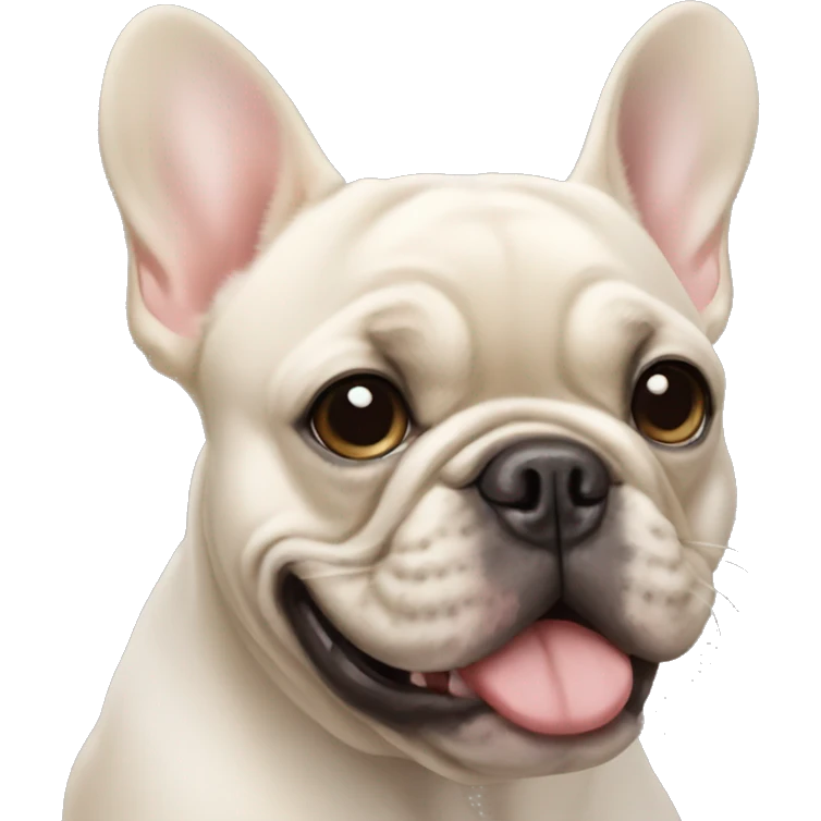 French bulldog emoji