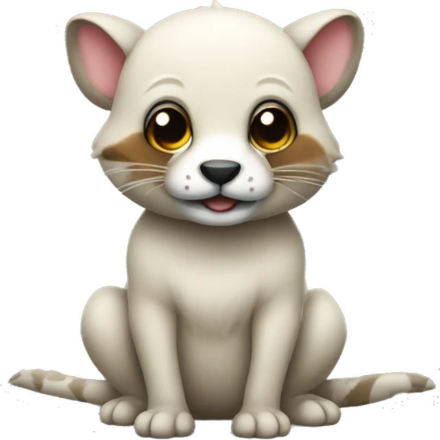 Animal raposa sorrindo emoji