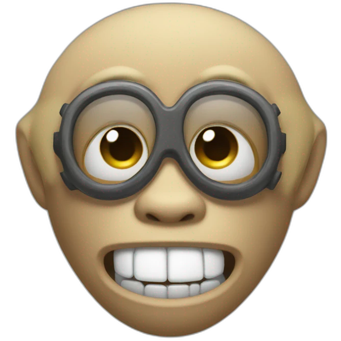 Squelette singe emoji