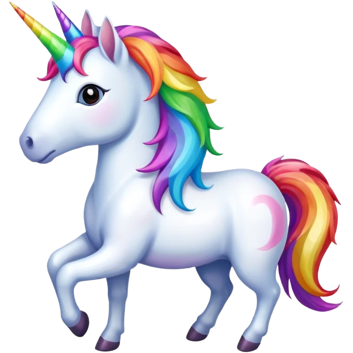 Colorful unicorn  emoji