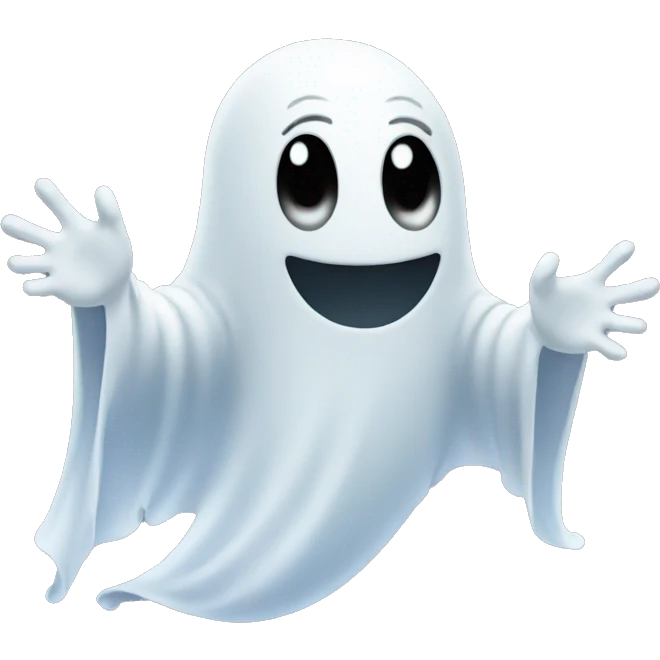  ghost saying bye  emoji