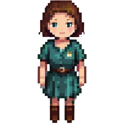 woman with short brown hair emoji