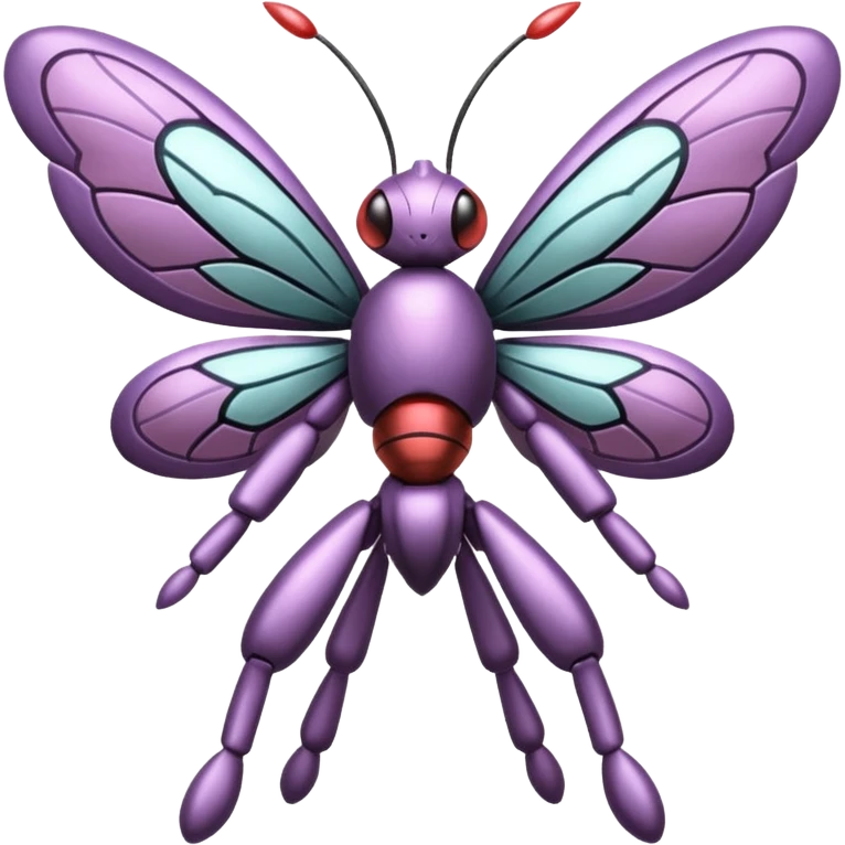 Vikavolt-Pinsir-Butterfree-Genesect-Miraidon-fusion, full body emoji