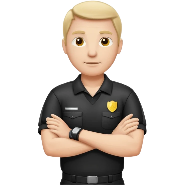 referee with crossed arms up emoji