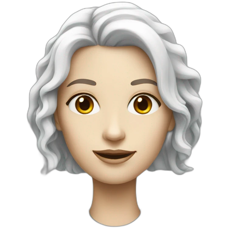 white woman ai robot emoji