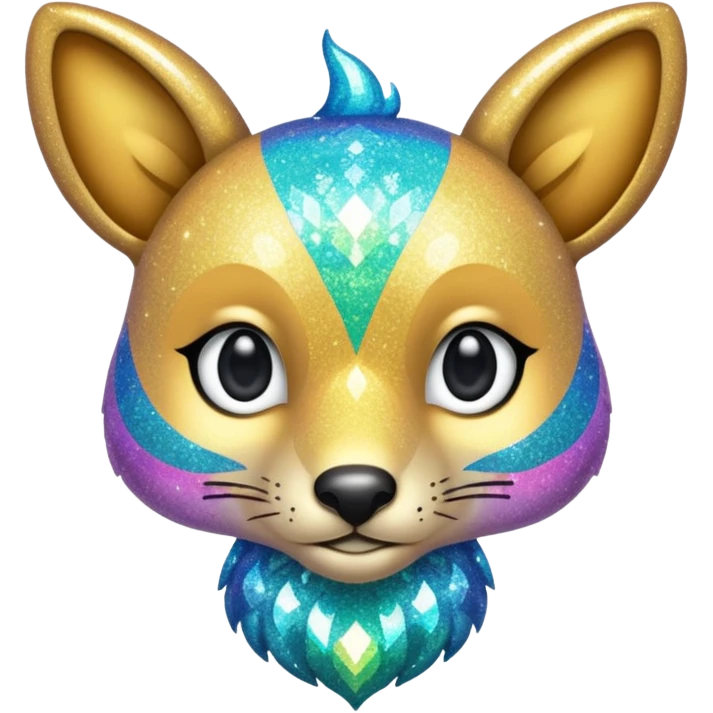 Glitter animal emoji