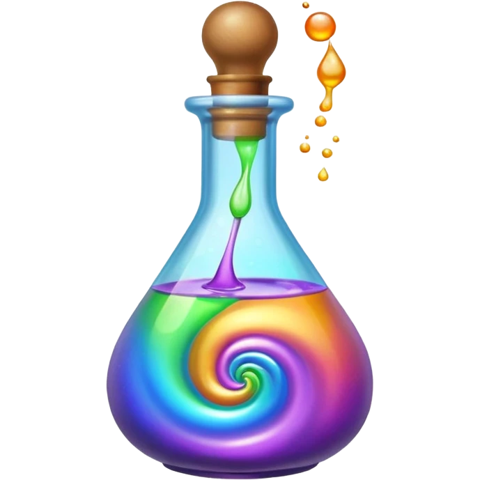 Make a potion bottle emoji