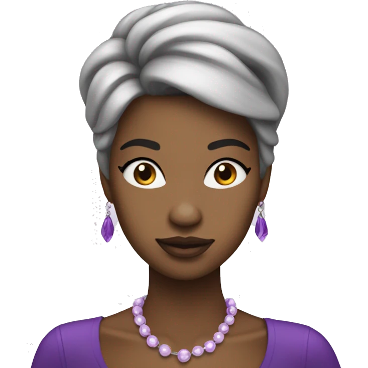 coquette purple emoji