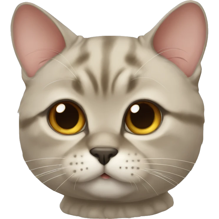 Scottish Golden Chinchilla cat emoji