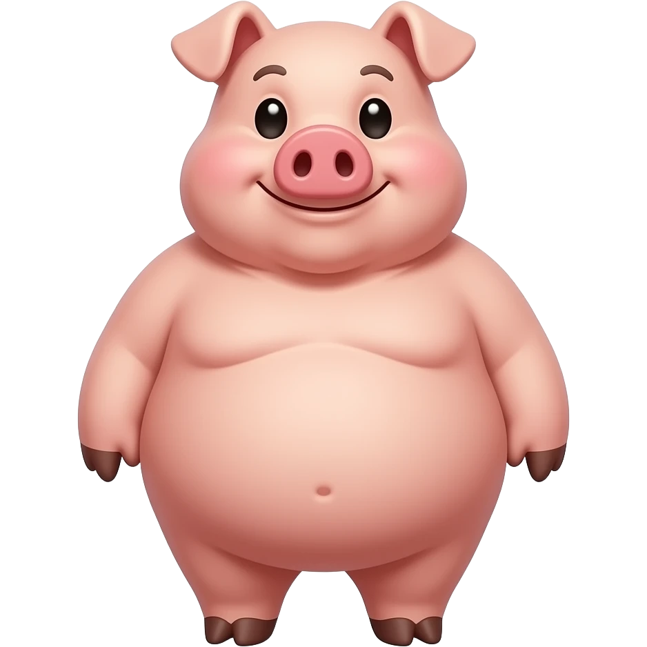 Жирная свинья emoji