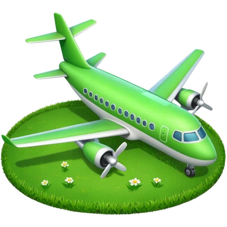 plane grass emoji
