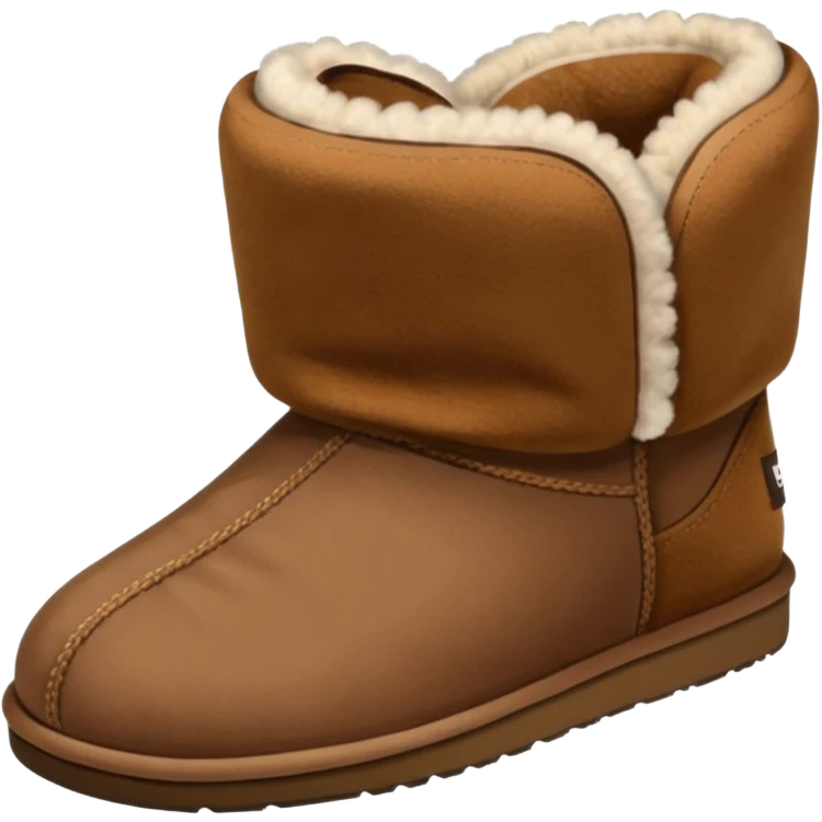 cozy autumn ugg slippers emoji
