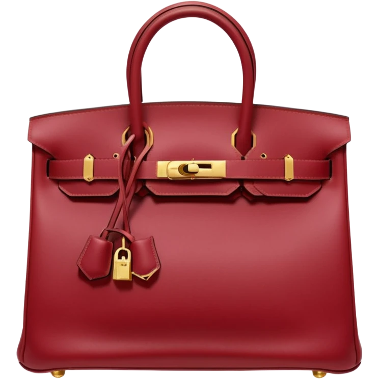 hermes birkin cherry color bag emoji