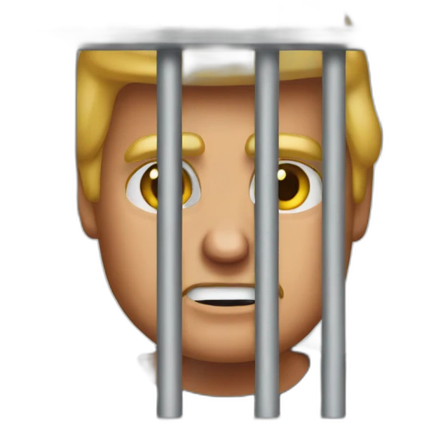 trump-in-jail-cell emoji