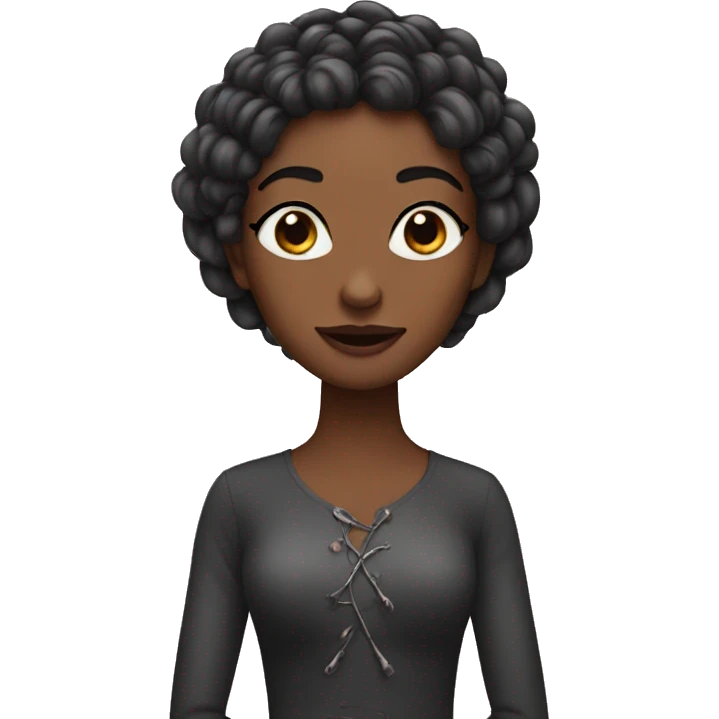 a girl with longest nails emoji