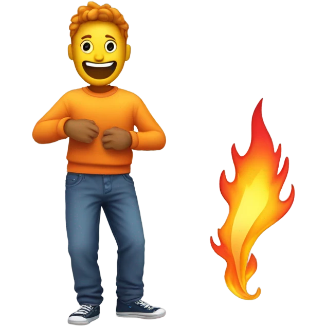 Liar liar pants on fire emoji