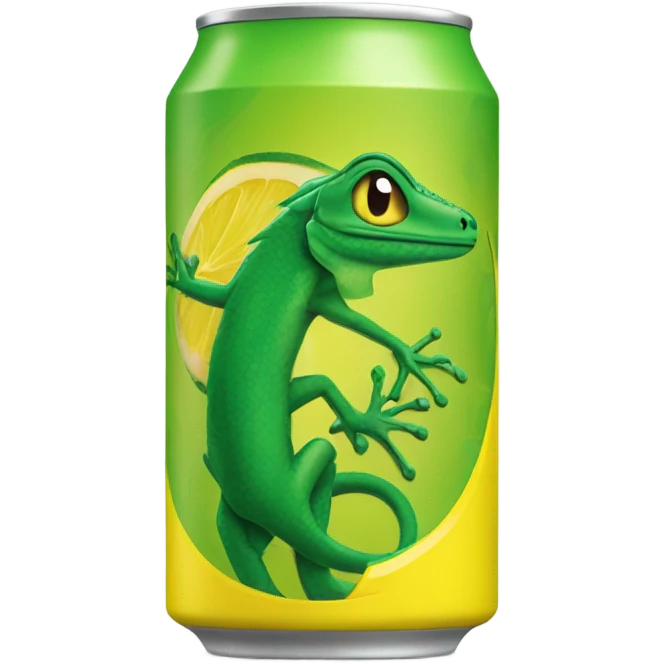 Lemon lizard Energy Drink  emoji