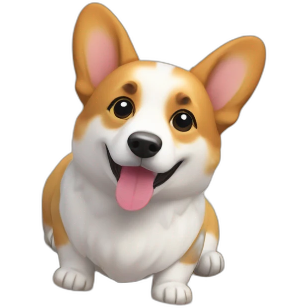 corgi beach emoji