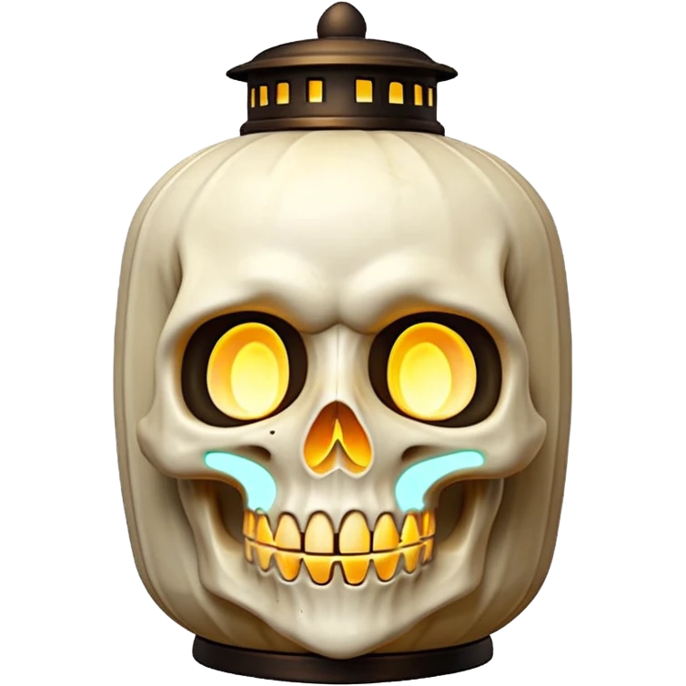 Skull Lantern emoji
